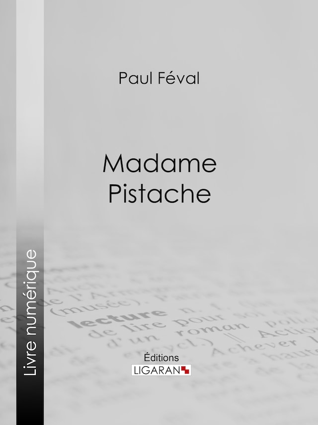 Book cover for Madame Pistache