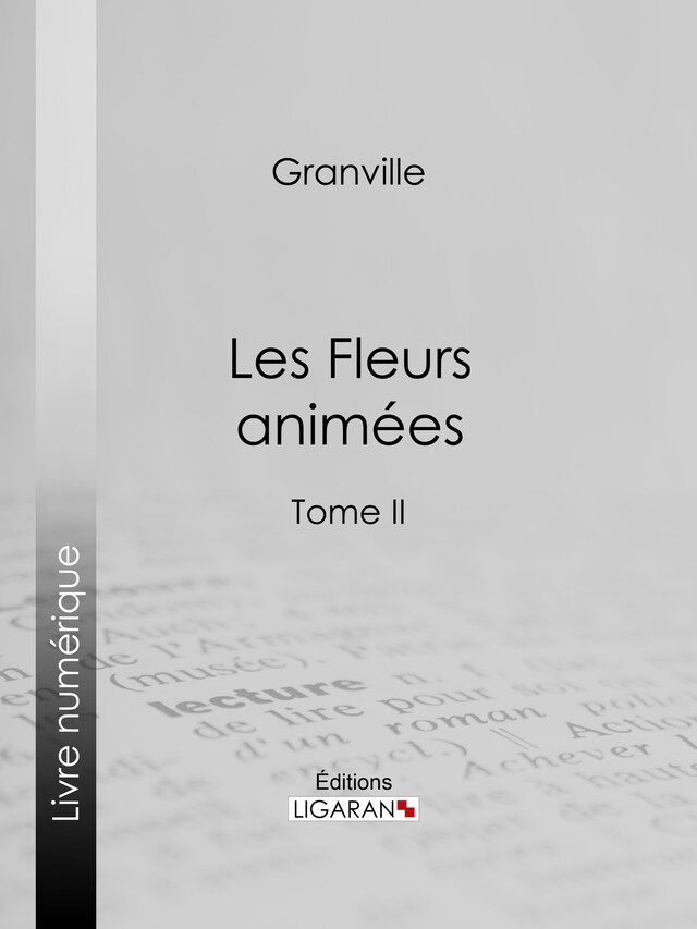 Kirjankansi teokselle Les Fleurs animées