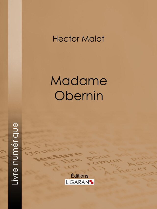 Portada de libro para Madame Obernin