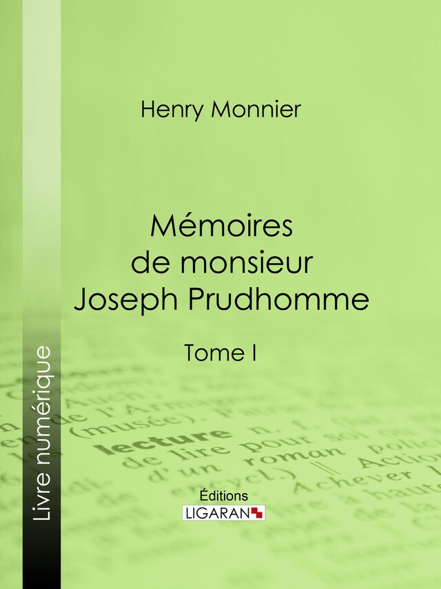 Copertina del libro per Mémoires de monsieur Joseph Prudhomme