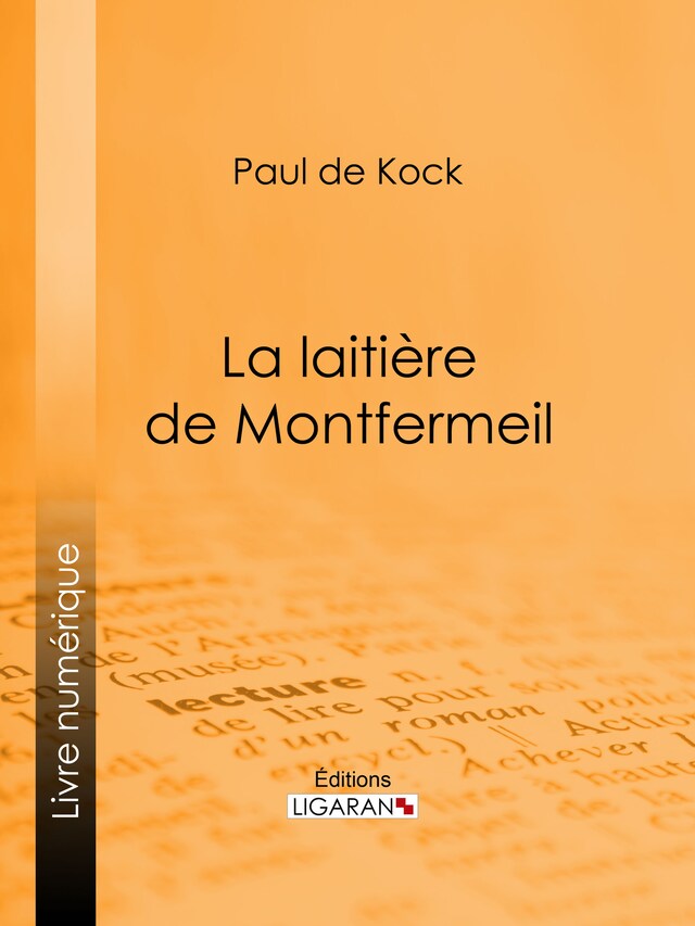 Kirjankansi teokselle La laitière de Montfermeil