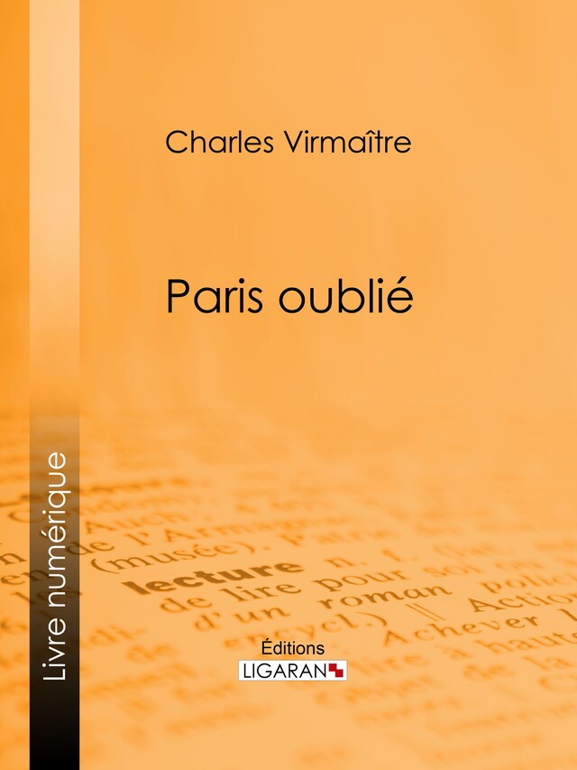 Book cover for Paris oublié