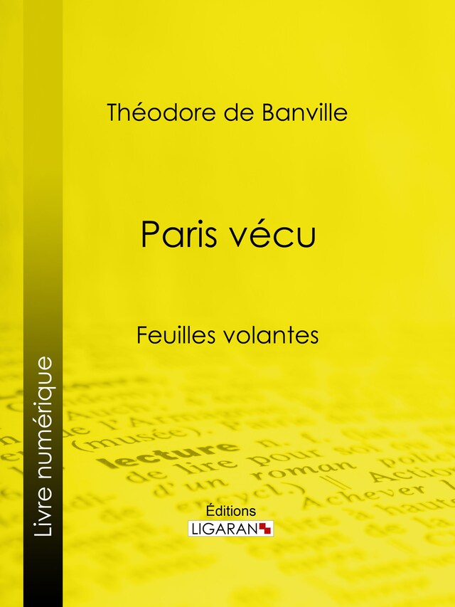 Portada de libro para Paris vécu