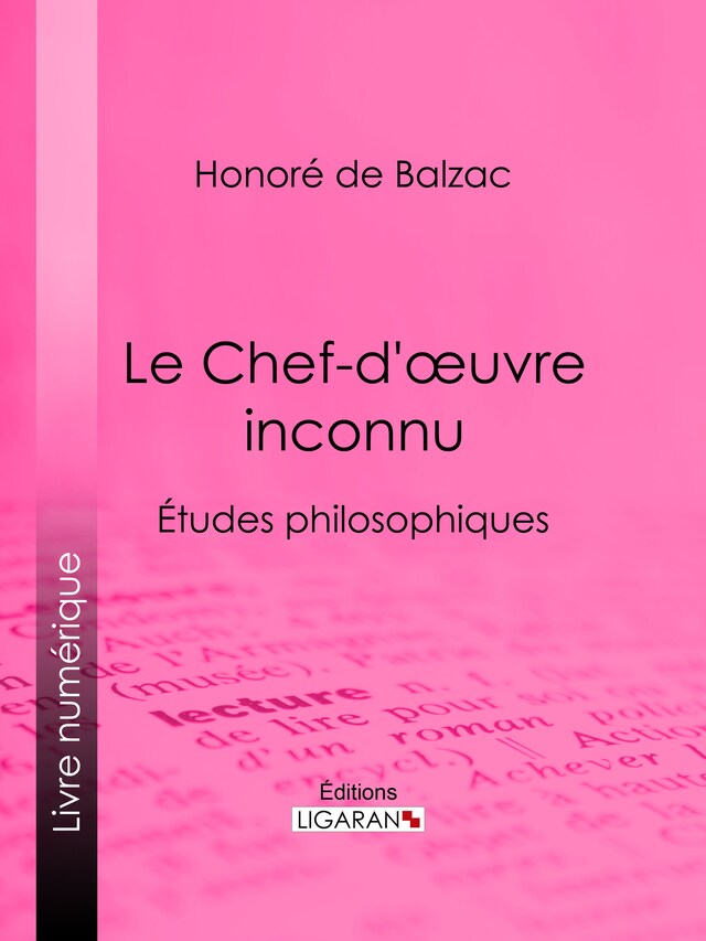 Buchcover für Le Chef-d'œuvre inconnu