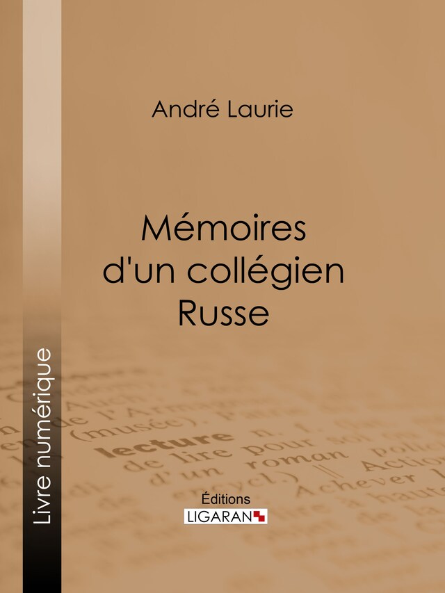 Kirjankansi teokselle Mémoires d'un collégien russe