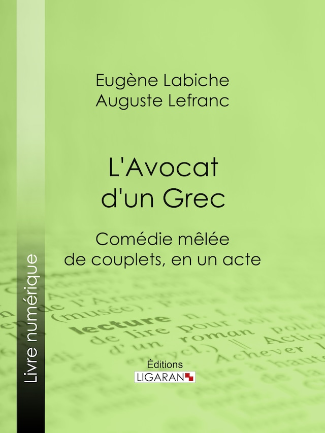 Book cover for L'Avocat d'un Grec