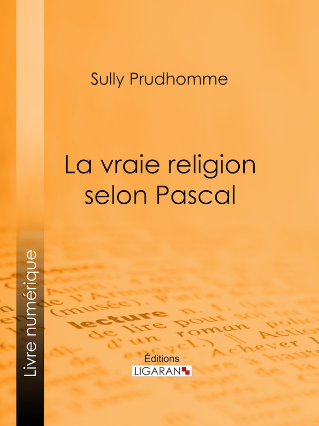 Boekomslag van La vraie religion selon Pascal