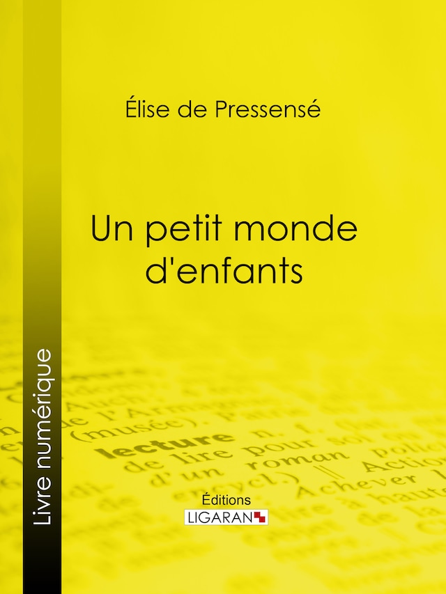 Book cover for Un petit monde d'enfants