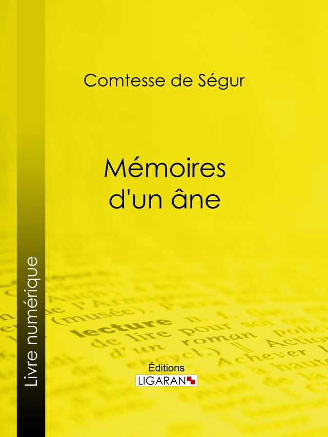 Book cover for Mémoires d'un âne