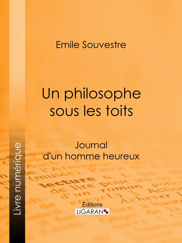 Buchcover für Un philosophe sous les toits