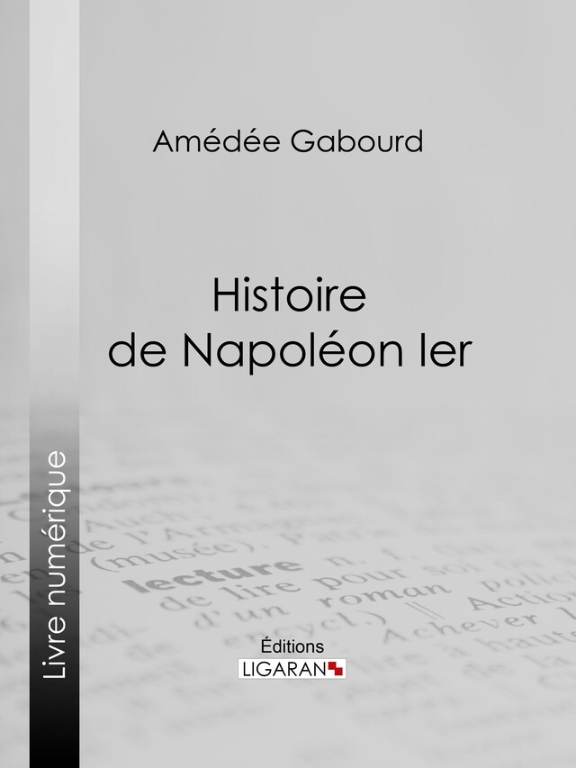 Buchcover für Histoire de Napoléon Ier