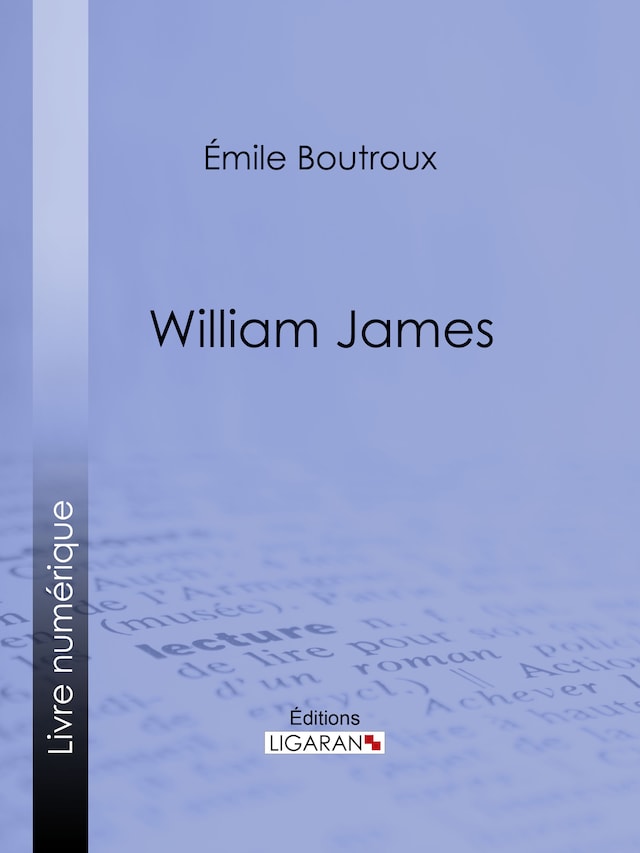 Book cover for William James