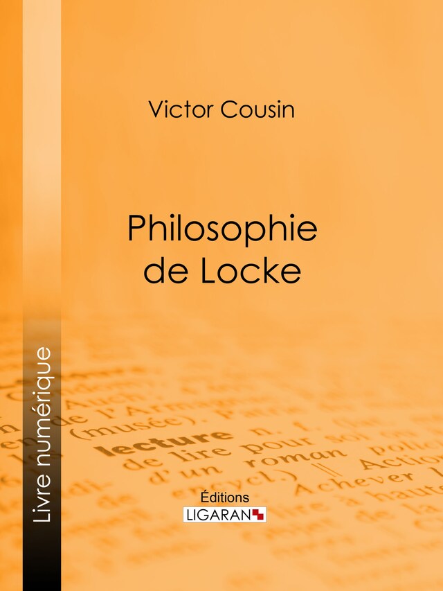 Okładka książki dla Philosophie de Locke