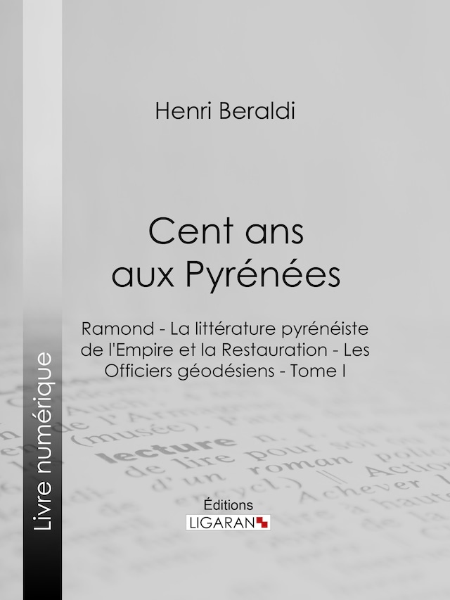 Book cover for Cent ans aux Pyrénées