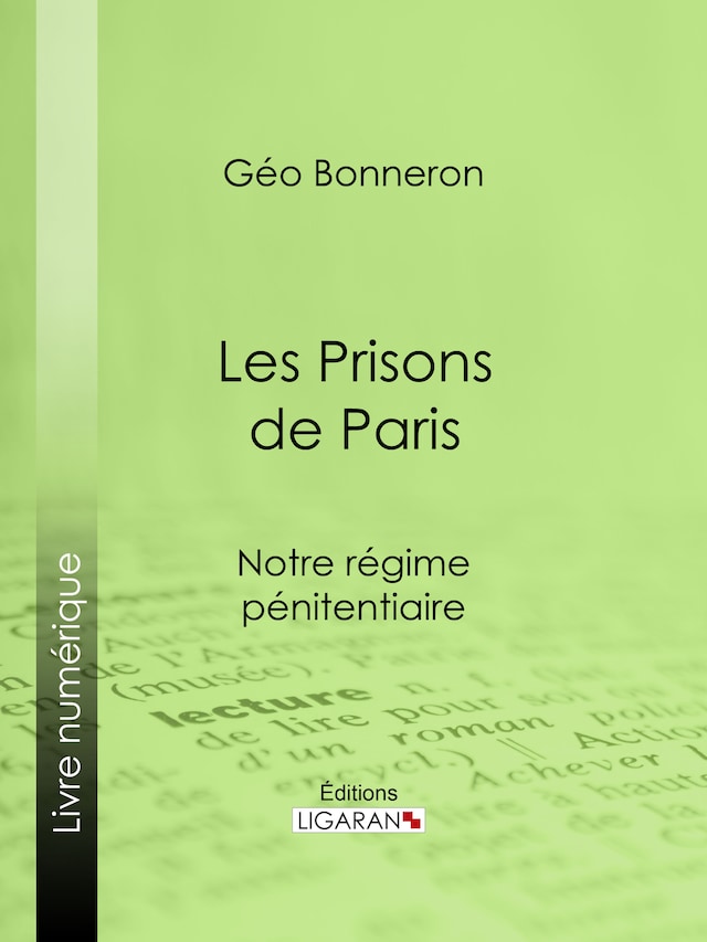 Book cover for Les Prisons de Paris