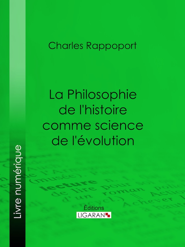 Bogomslag for La Philosophie de l'histoire comme science de l'évolution