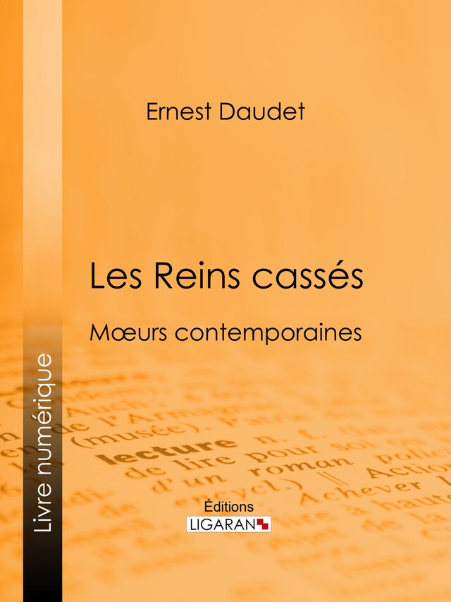 Book cover for Les Reins cassés