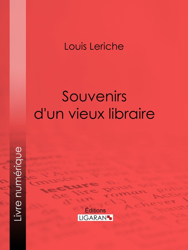 Book cover for Souvenirs d'un vieux libraire