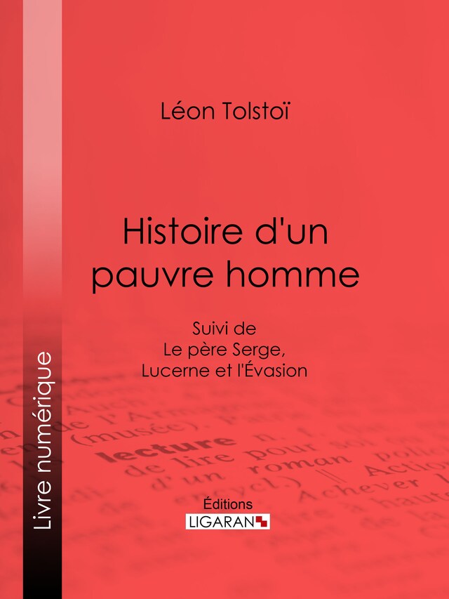 Kirjankansi teokselle Histoire d'un pauvre homme