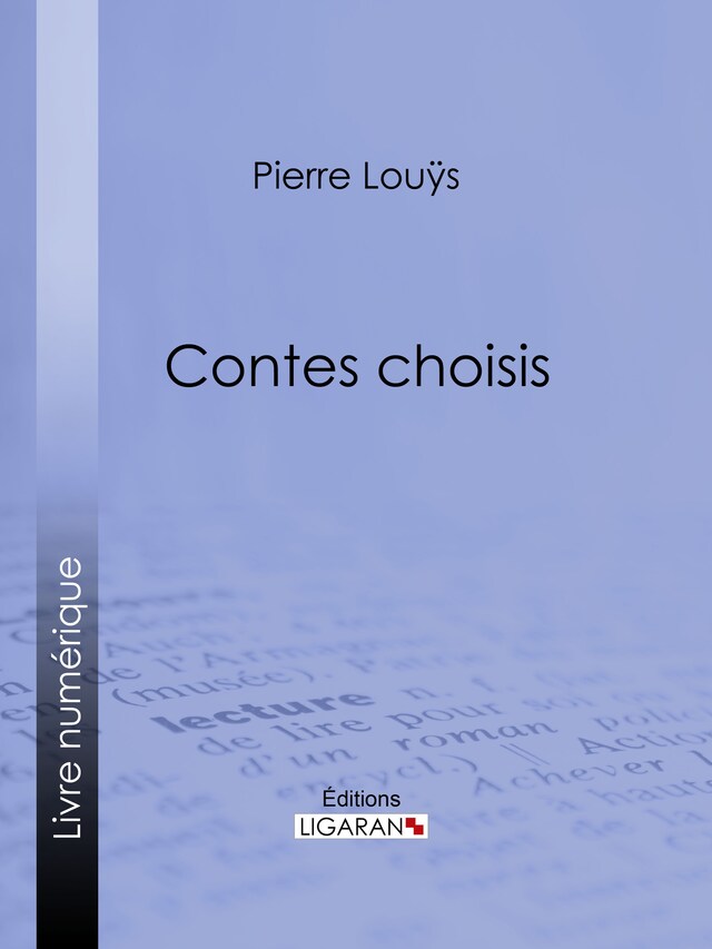 Okładka książki dla Contes choisis