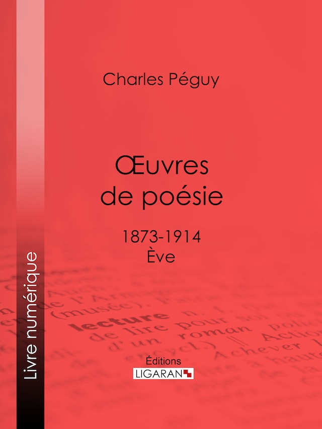 Buchcover für Oeuvres de poésie