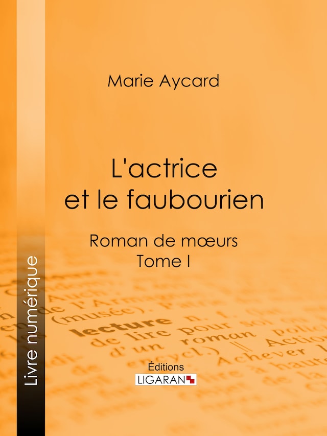 Book cover for L'Actrice et le faubourien