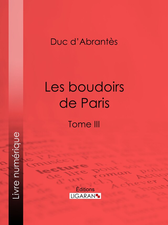 Book cover for Les Boudoirs de Paris