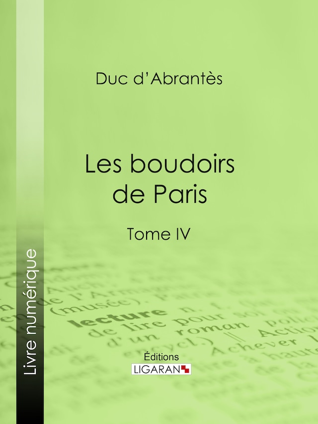 Book cover for Les Boudoirs de Paris