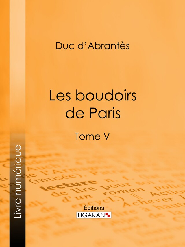 Book cover for Les Boudoirs de Paris