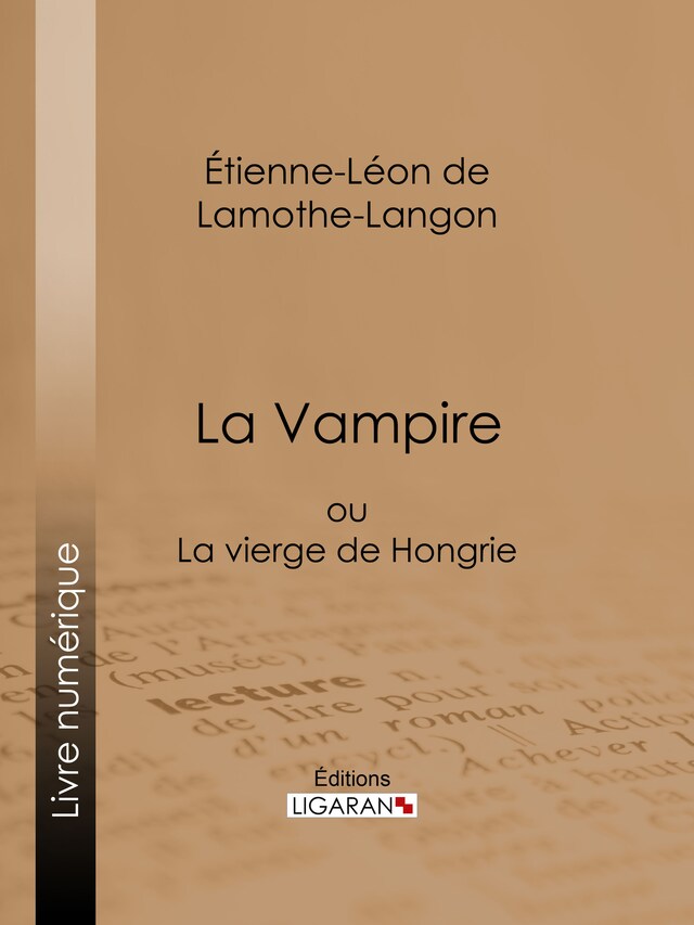 Book cover for La Vampire