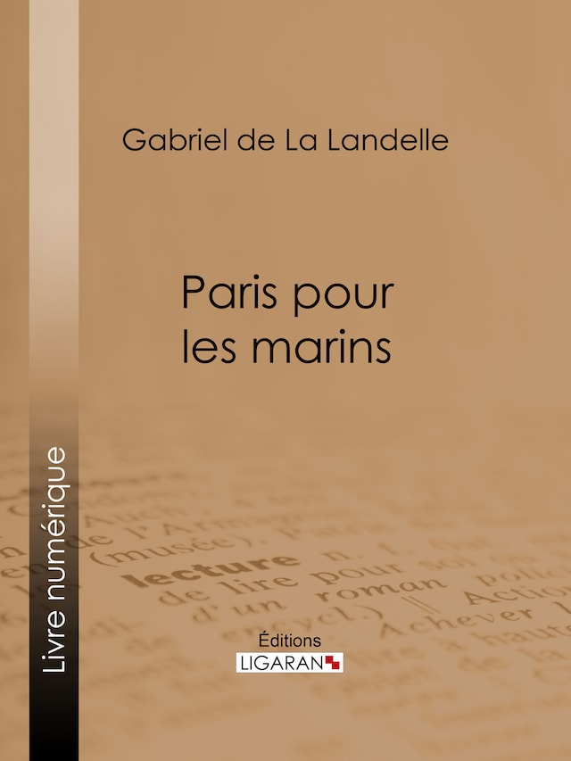 Book cover for Paris pour les marins