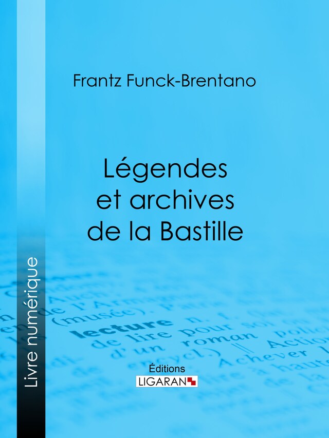 Buchcover für Légendes et archives de la Bastille