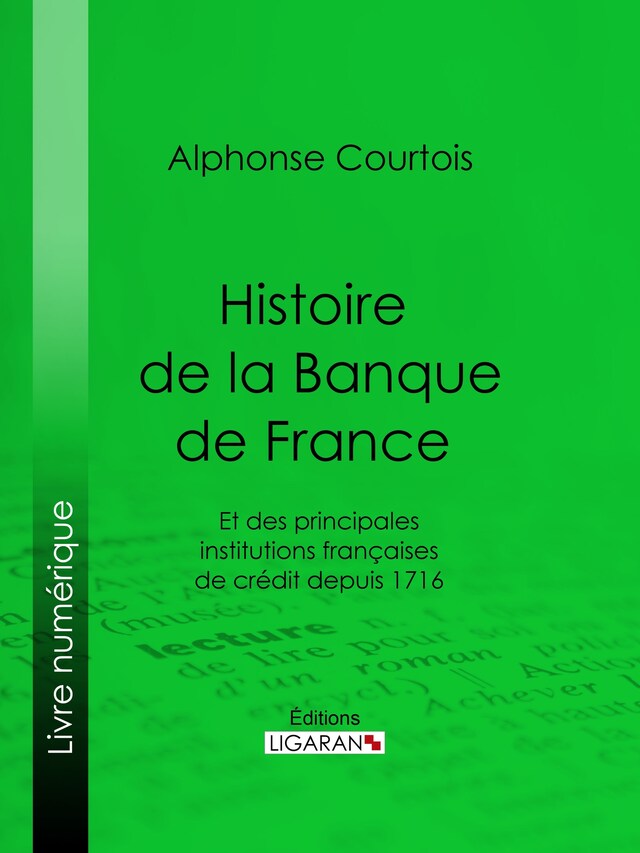 Buchcover für Histoire de la Banque de France