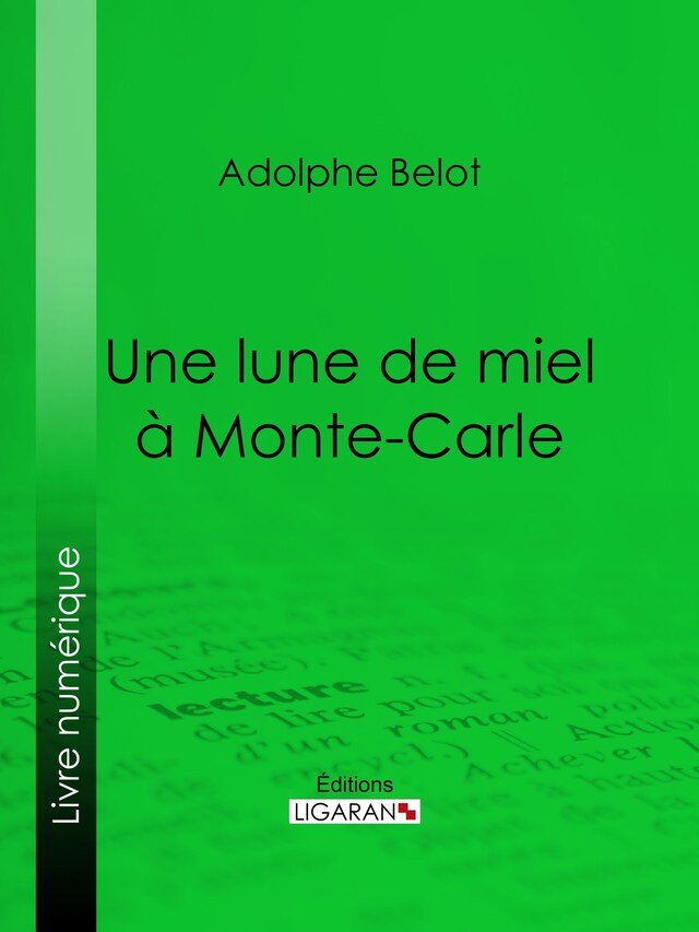 Book cover for Une lune de miel à Monte-Carle