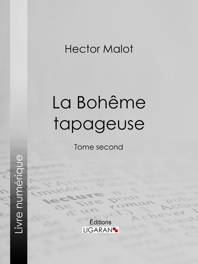 Book cover for La Bohême tapageuse