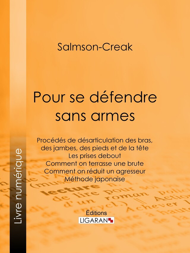 Book cover for Pour se défendre sans armes