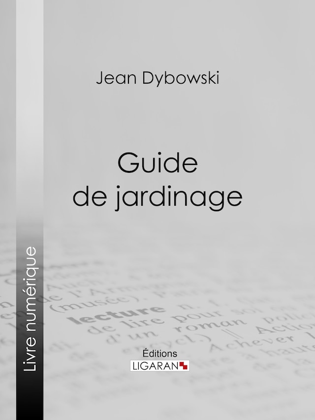 Book cover for Guide de jardinage