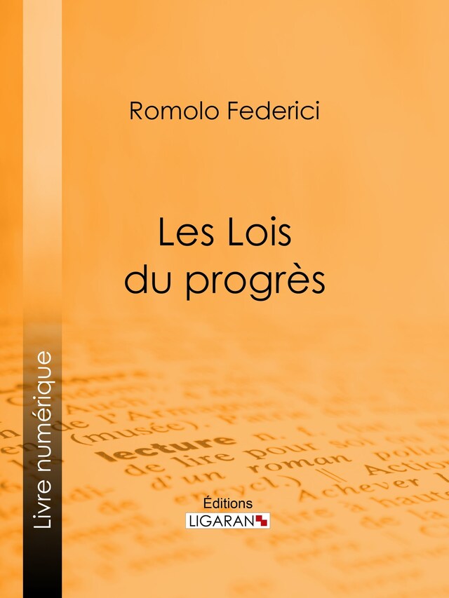 Book cover for Les Lois du progrès