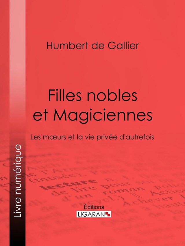 Buchcover für Filles nobles et Magiciennes