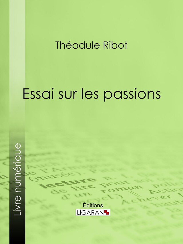 Bogomslag for Essai sur les passions