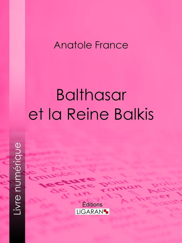 Kirjankansi teokselle Balthasar et la Reine Balkis