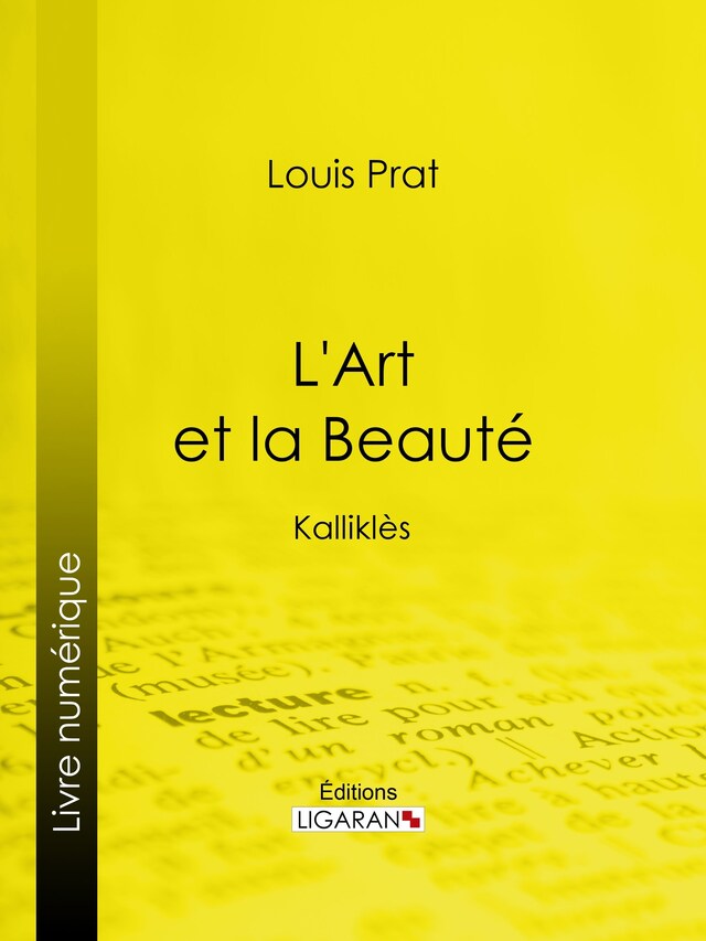 Portada de libro para L'Art et la Beauté