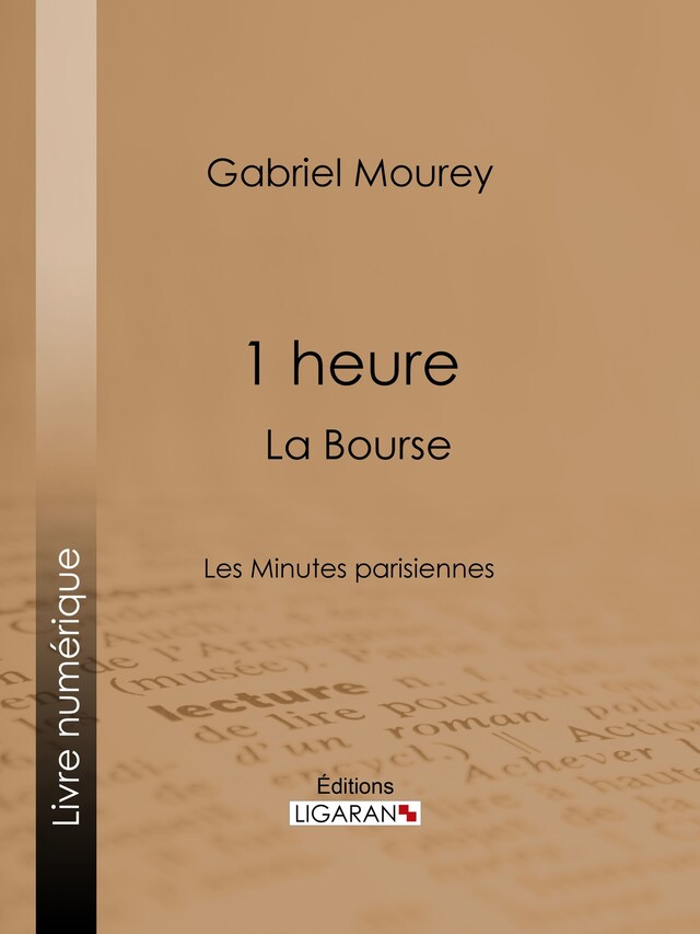 Book cover for 1 heure : La Bourse