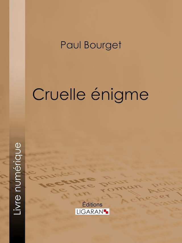 Book cover for Cruelle énigme