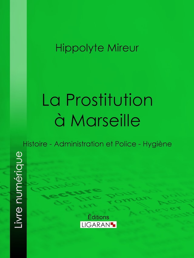 Okładka książki dla La Prostitution à Marseille