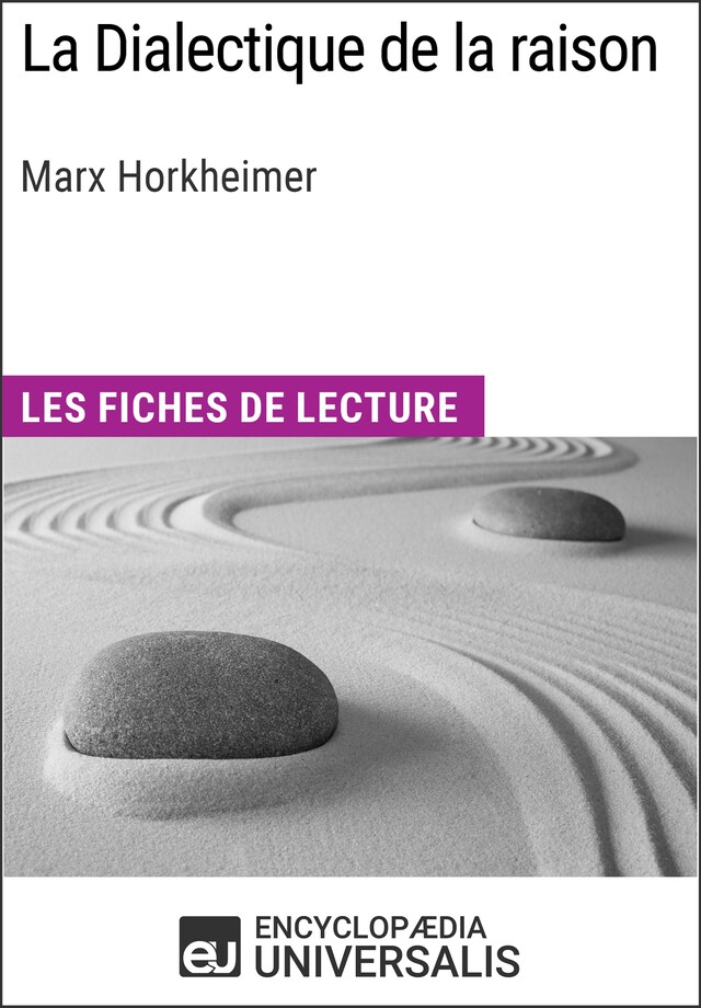 Kirjankansi teokselle La Dialectique de la raison de Marx Horkheimer