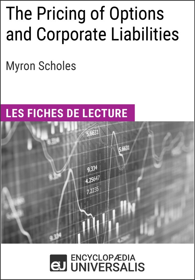 Boekomslag van The Pricing of Options and Corporate Liabilities de Myron Scholes