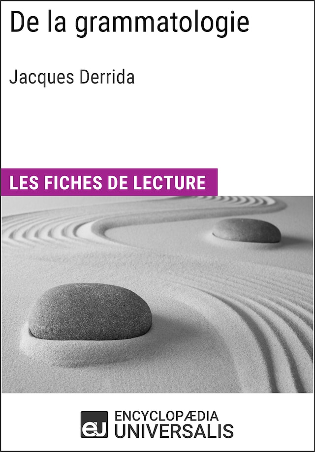 Book cover for De la grammatologie de Jacques Derrida