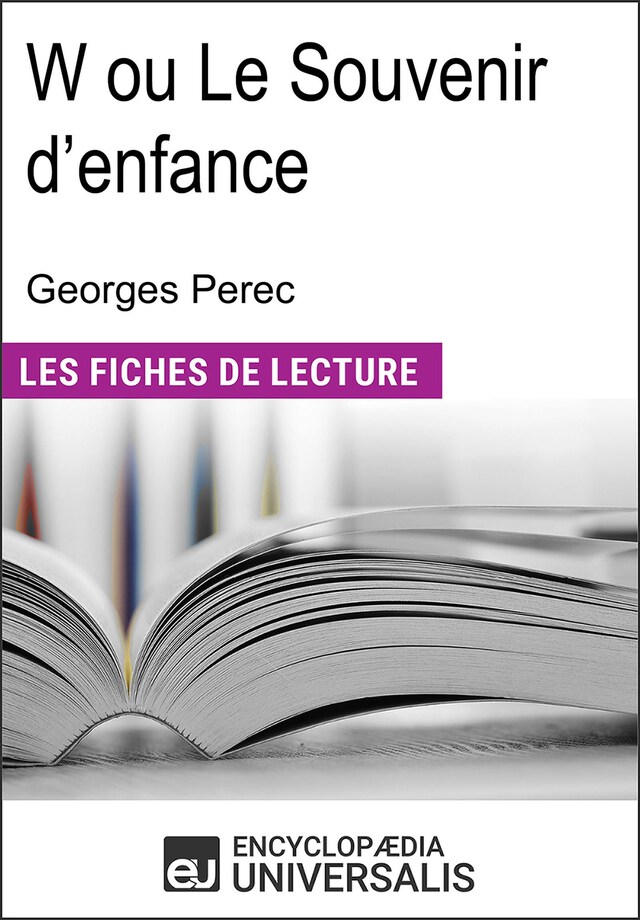 Boekomslag van W ou Le Souvenir d'enfance de Georges Perec