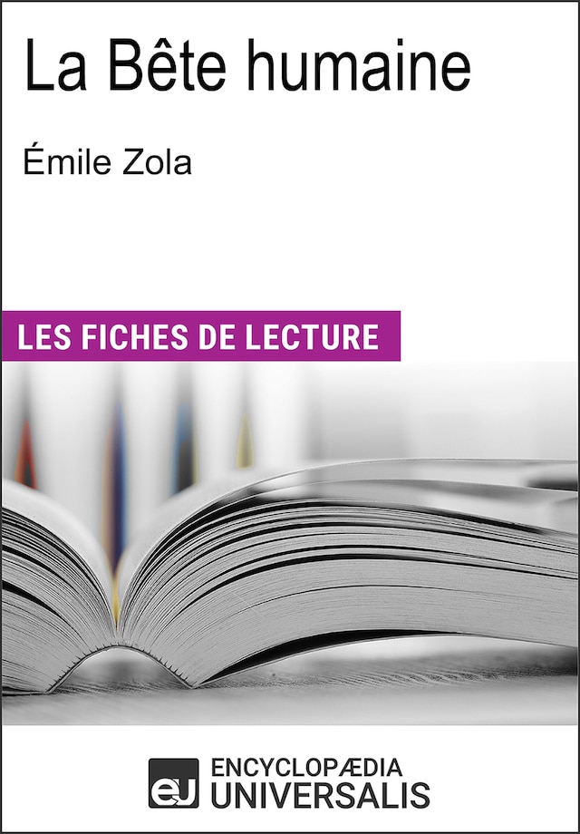 Book cover for La Bête humaine d'Émile Zola